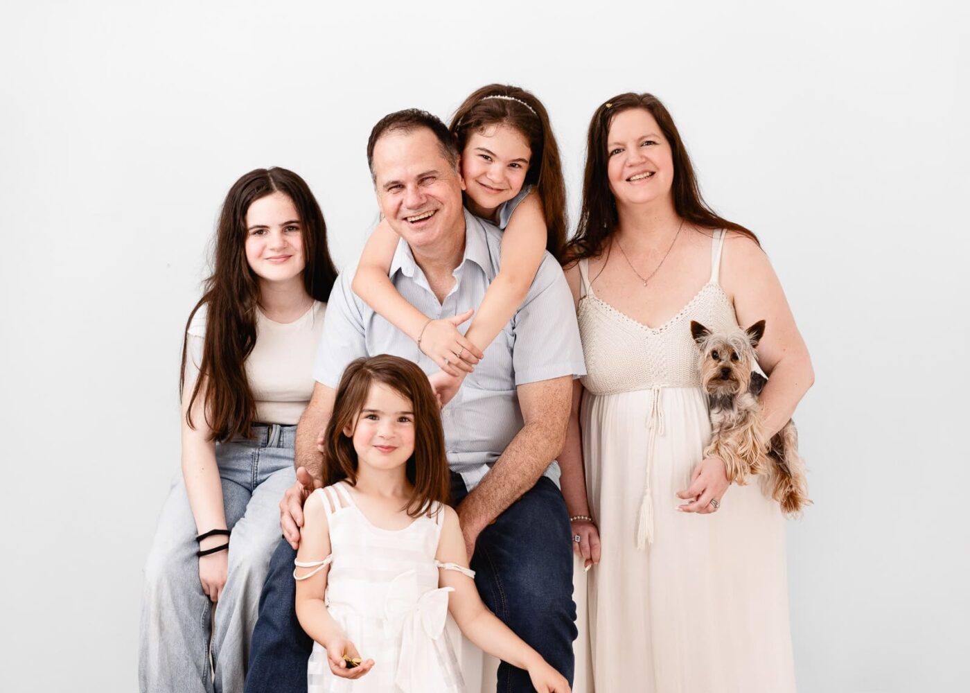Family studio photo shoot