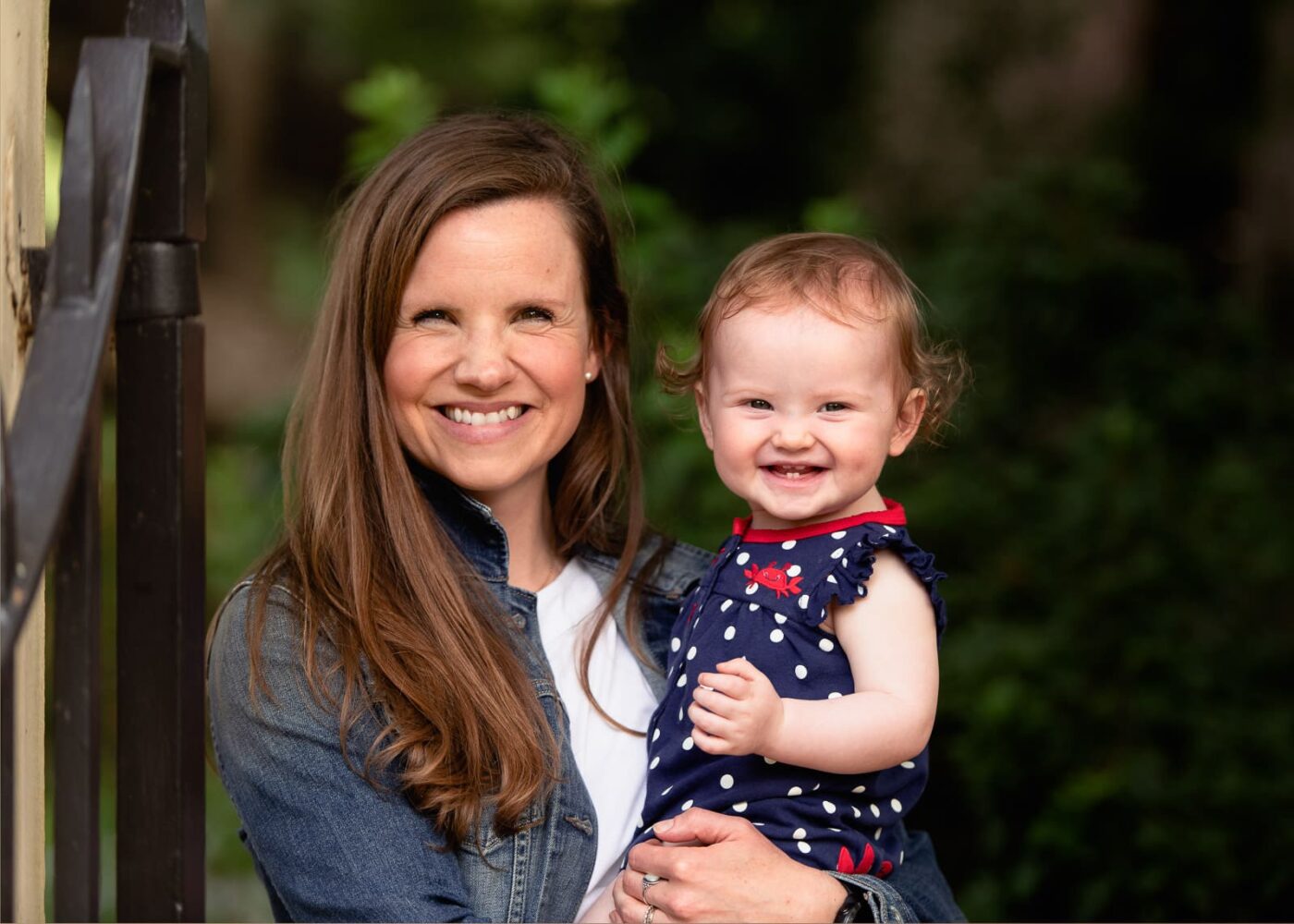 family photograph of mother and child